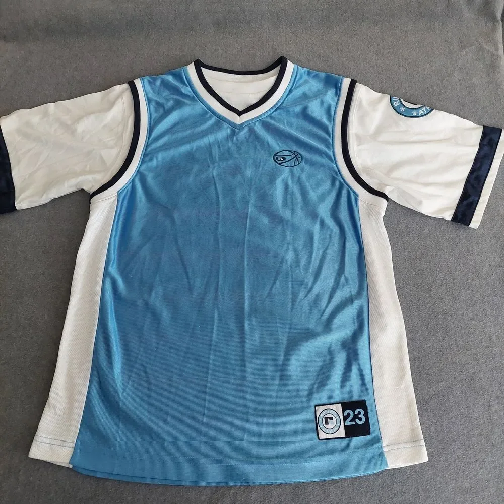 Vintage Russell Athletic Basketball Jersey Men's Medium Carolina Blue #23